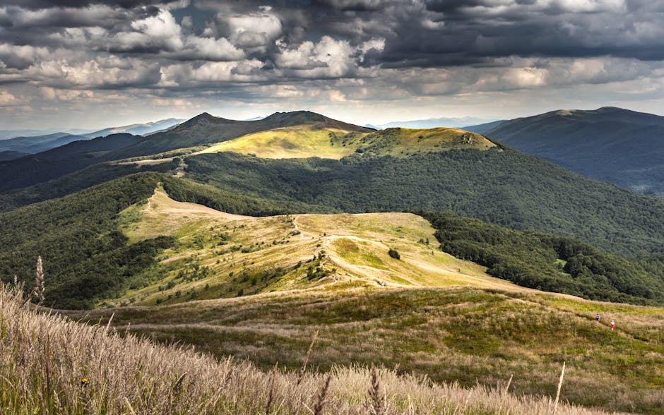 Bieszczady mountains landscape