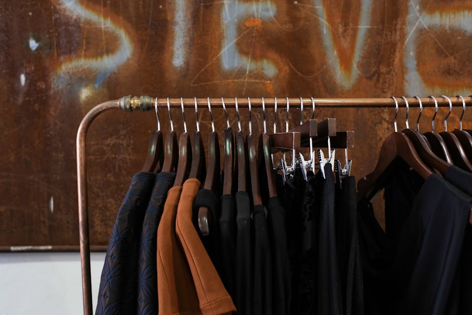 boutique shop interior clothes racks