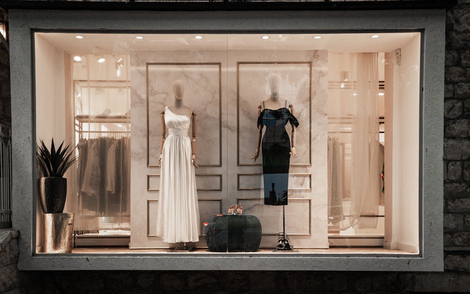 boutique window  parisian style