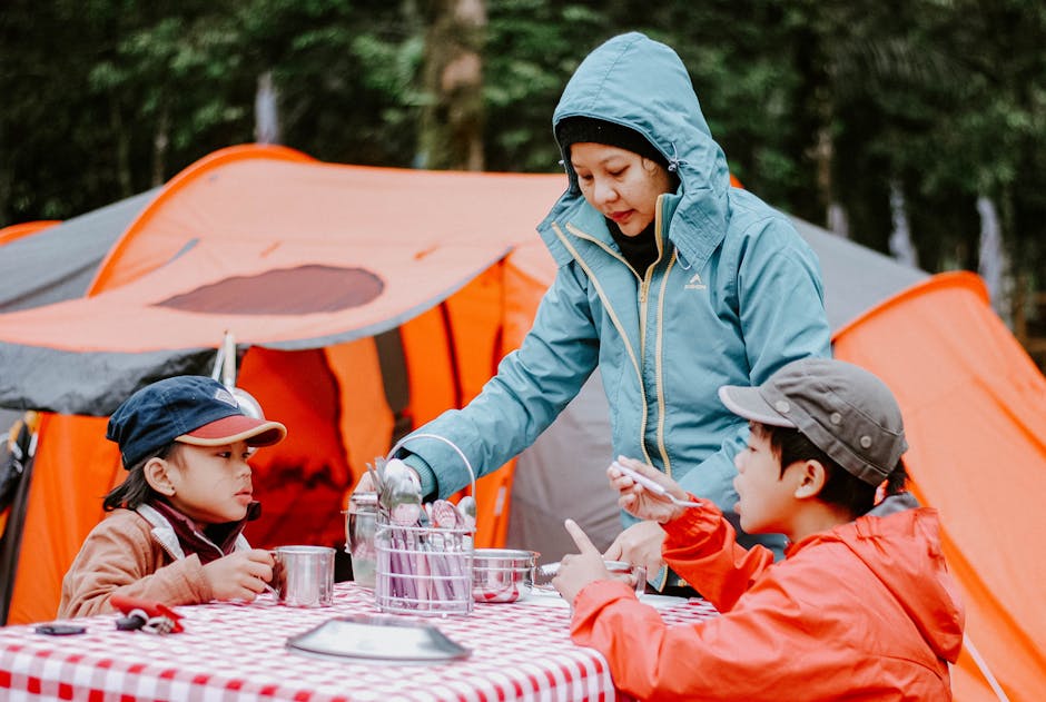 family camping tent