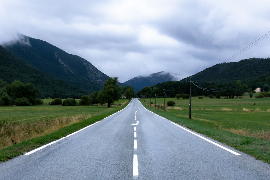 french countryside road
