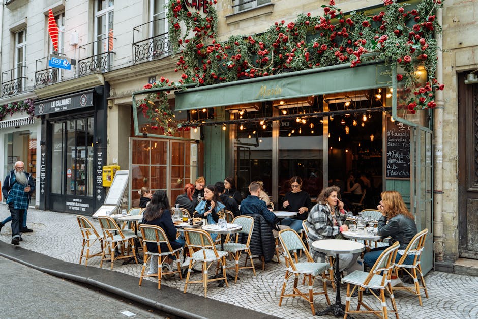 french street cafe