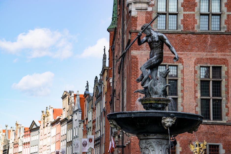 Gdańsk Long Market Neptune Fountain
