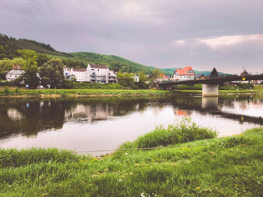 german riverside village