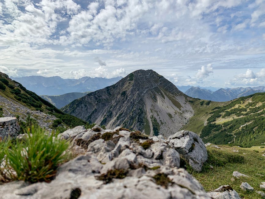hiker bavarian alps