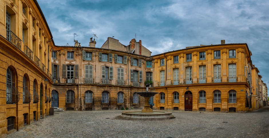 historic french city architecture