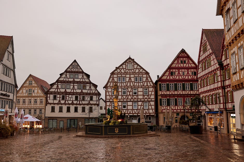 Medieval German town square