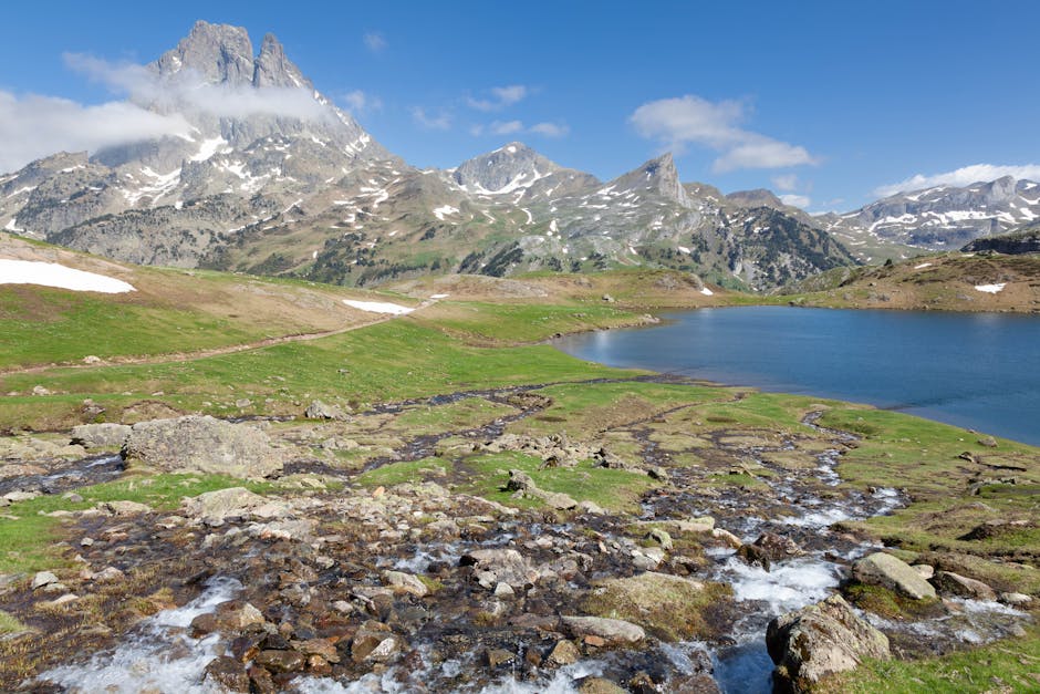 mountain lake pyrenees france