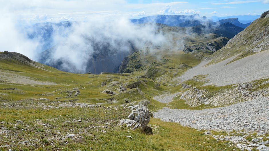 mountains france hiking
