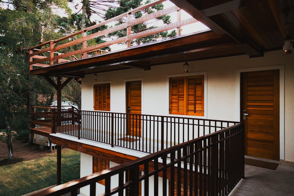 rustic guesthouse interior