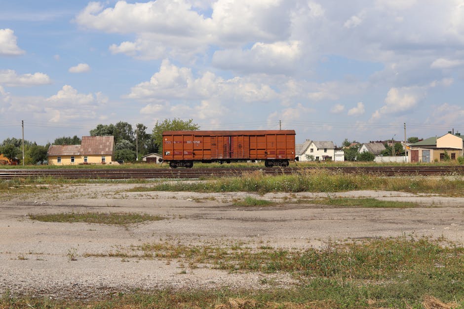 Scenic Polish countryside train