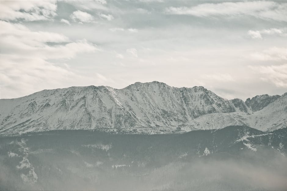 Scenic Polish mountains landscape
