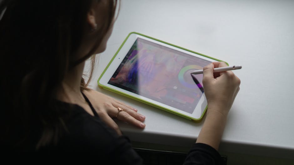 woman using ai tool